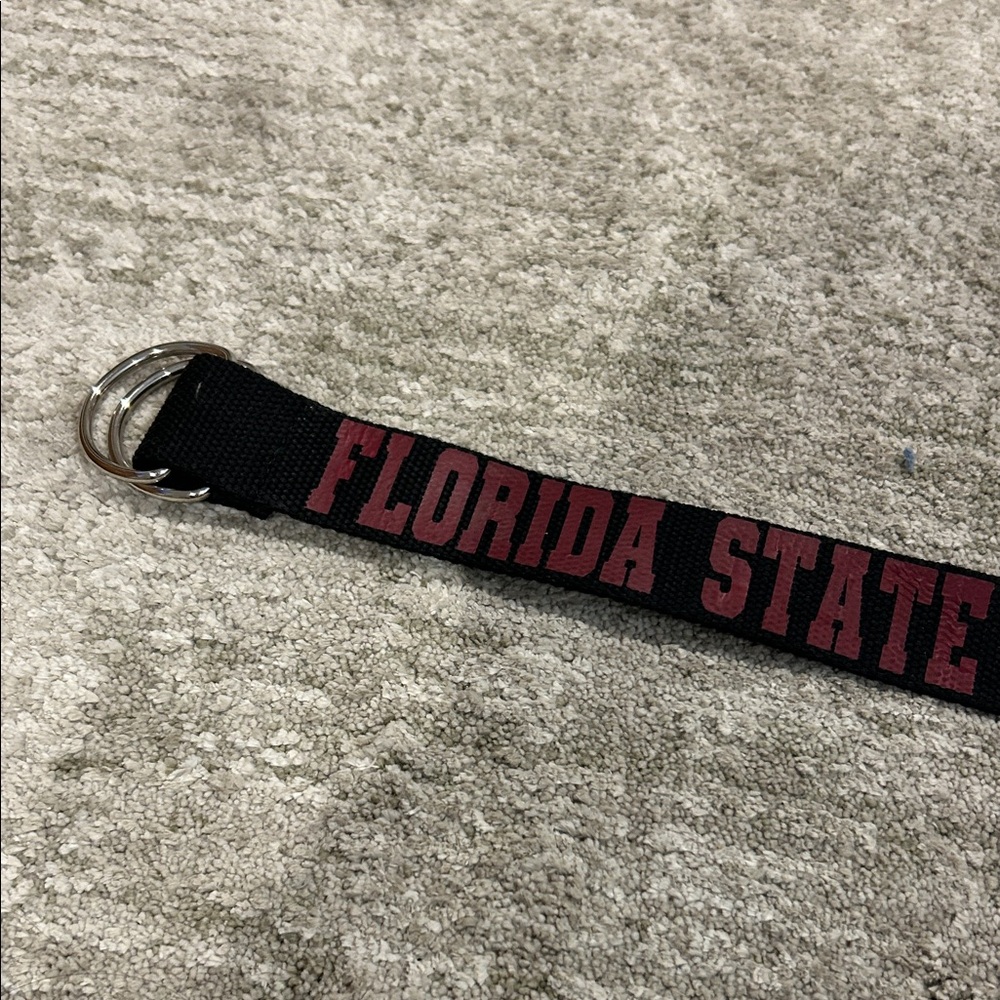Florida State Black and Red Keychain